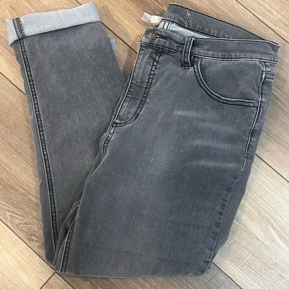 Free People - High Rise Stretchy Straight Leg Washed Denim Jeans‎ | 31x27 - Picture 1 of 11